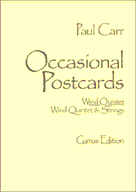 Outer cover of item Occasional Postcards