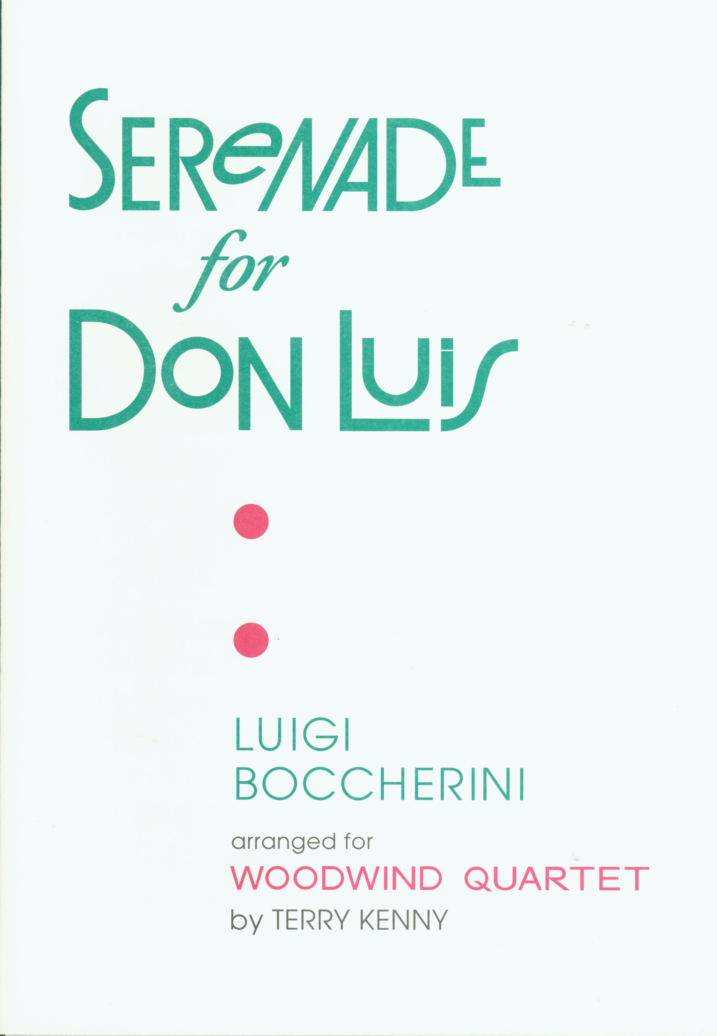 Outer cover of item Serenade for Don Luis