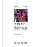 Outer cover of item Concerto for Two Saxophones
