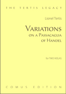 Outer cover of item Variations on a Passacaglia of Handel