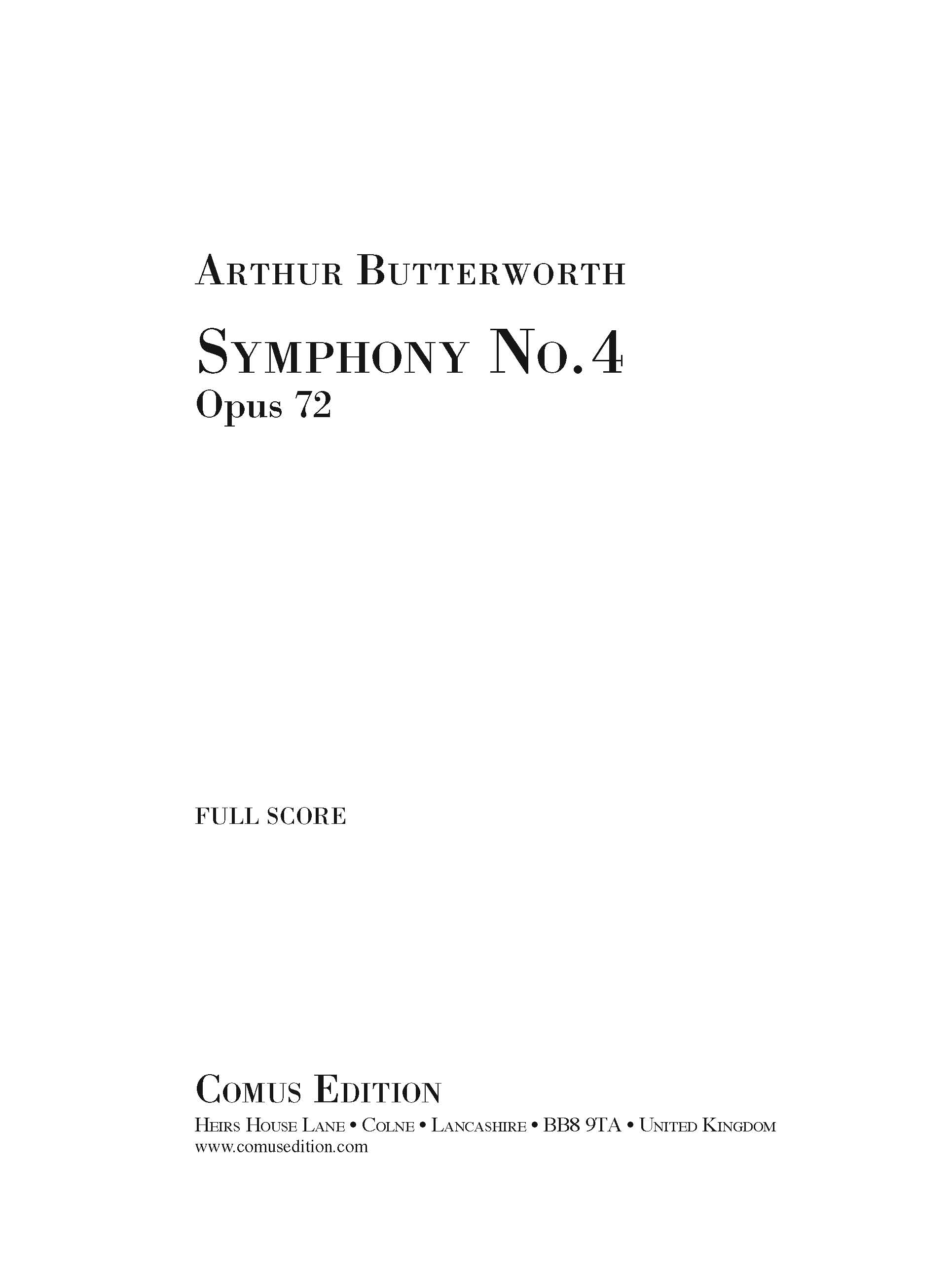 Outer cover of item Symphony No.4, Op.72